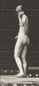 Plate 101 Turning, ascending stairs and waving hand — figure reference